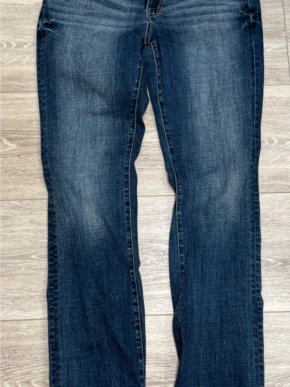 BKE Womens Dark Wash Boot Cut Jeans